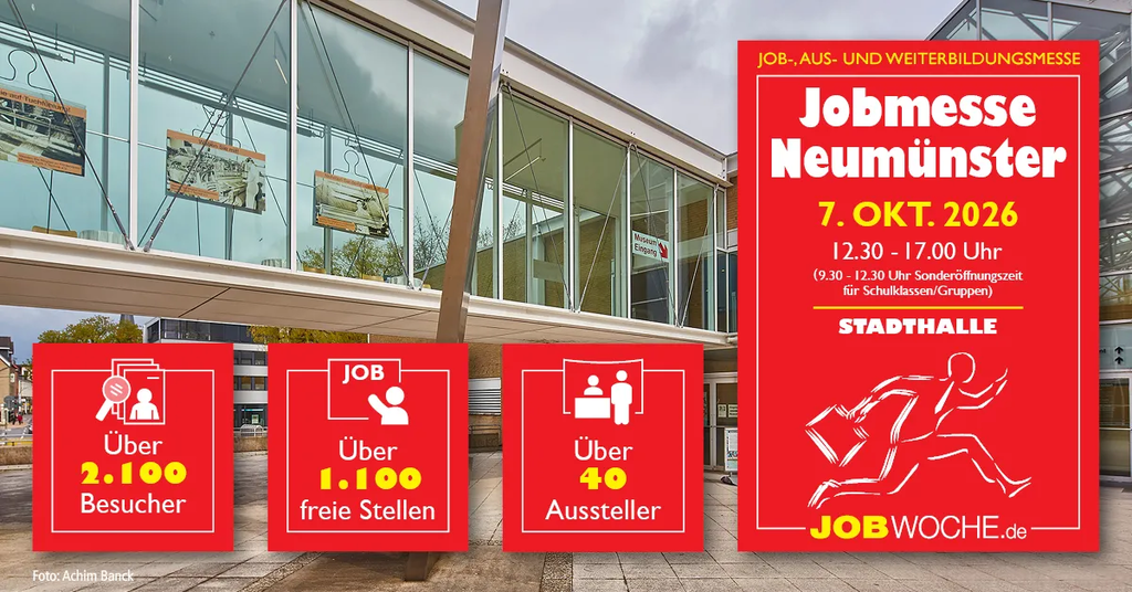 Herzlich Willkommen zum Karrieretag Neumünster am 7. Oktober 2026